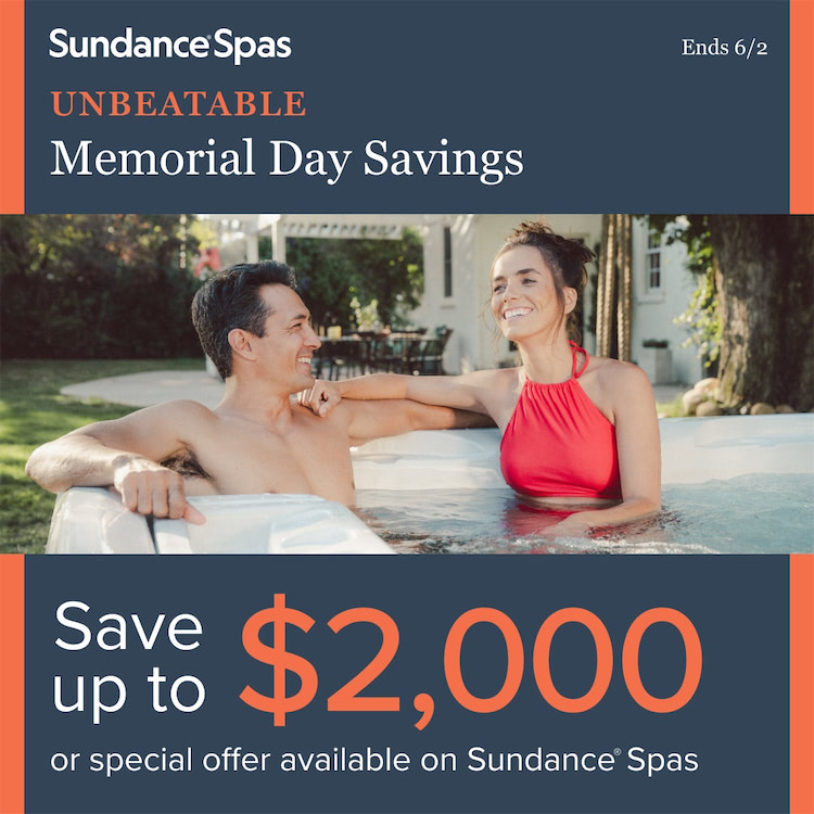 Sundance Spas Memorial Day Promo